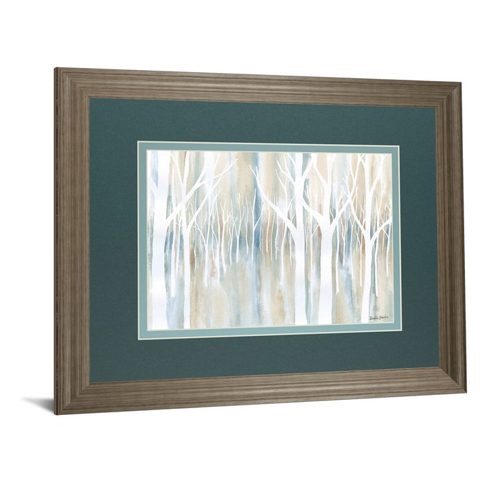 Classy Living Mystical Woods Wall Art Double Mat 40"x34", Tranquil Ash