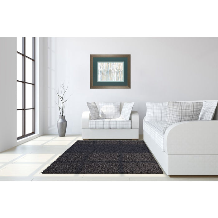 Classy Living Mystical Woods Wall Art Double Mat 40"x34", Tranquil Ash