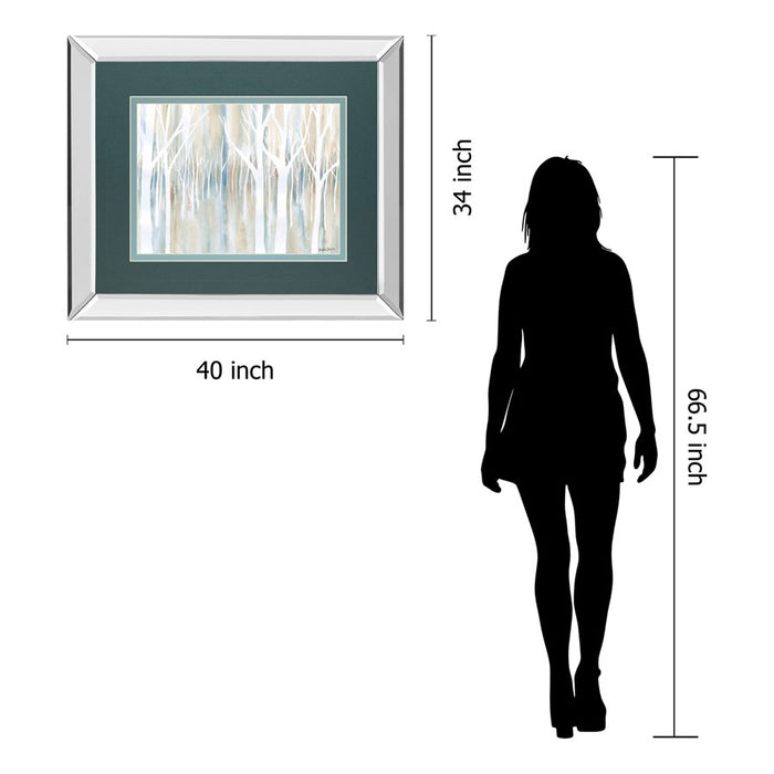 Classy Living Mystical Woods Wall Art 40"x34", Mirrored