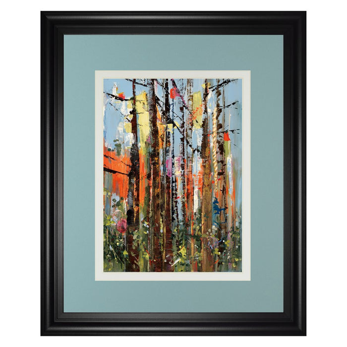 Classy Living Eclectic Forest Wall Art 34"x40", Midnight Aura Frame