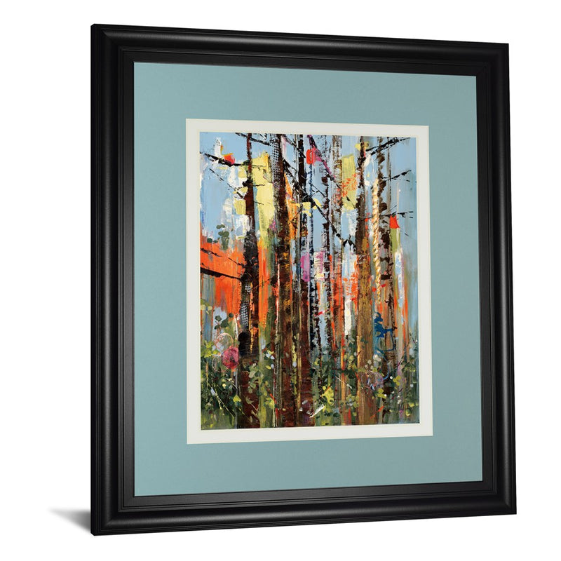 Classy Living Eclectic Forest Wall Art 34"x40", Midnight Aura Frame