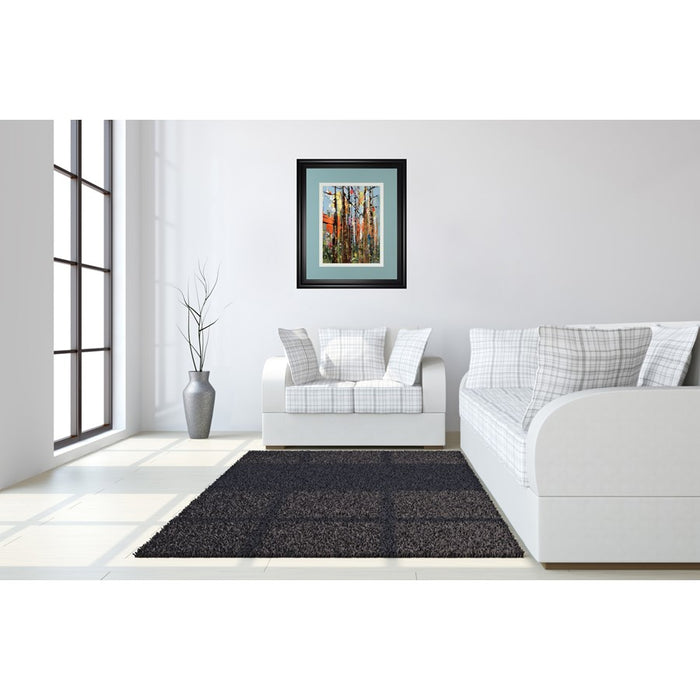 Classy Living Eclectic Forest Wall Art 34"x40", Midnight Aura Frame