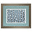 Classy Living Protected Wall Art Double Mat 40"x34", Tranquil Ash