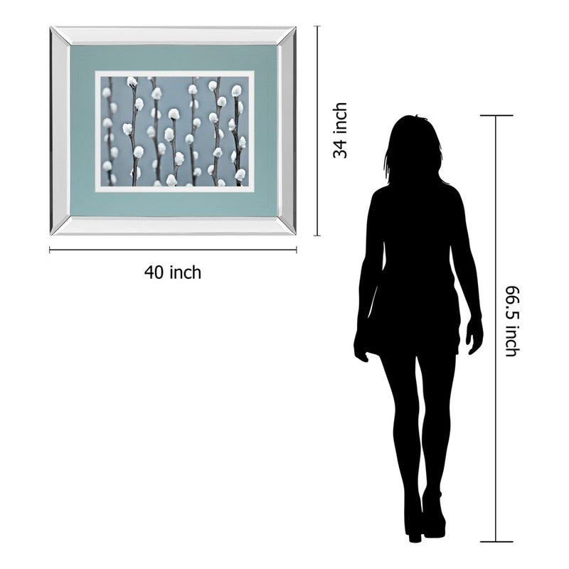 Classy Living Protected Wall Art 40"x34", Mirrored