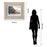 Classy Living Rosy Sunset Wall Art Double Mat 40"x34", Rose Gold