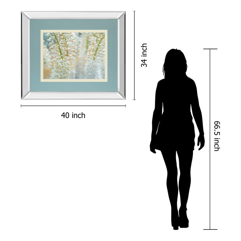 Classy Living Delicate Blooms Wall Art 40"x34", Mirrored