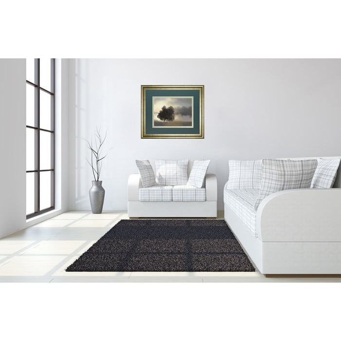 Classy Living Misty Morning Wall Art Double Mat 40"x34", Crisp Chardonnay