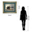 Classy Living Misty Morning Wall Art Double Mat 40"x34", Crisp Chardonnay