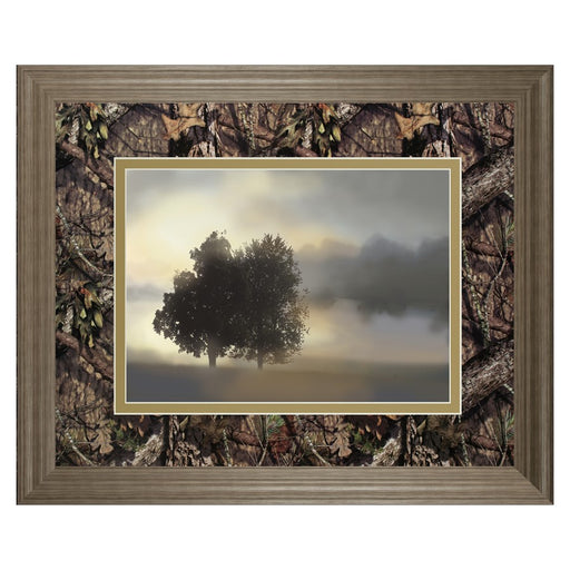Classy Living Misty Morning Wall Art Double Mat 40"x34", Tranquil Ash