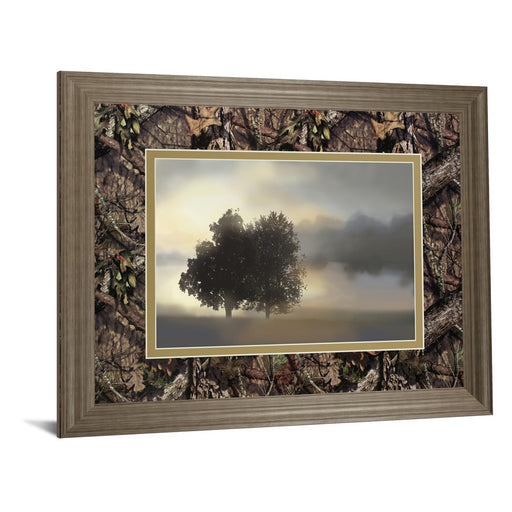 Classy Living Misty Morning Wall Art Double Mat 40"x34", Tranquil Ash