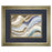 Classy Living Flowing Waves Wall Art Double Mat 40"x34", GiIded Radiance