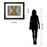 Classy Living Forest Path Wall Art Double Mat 40"x34", Midnight Aura
