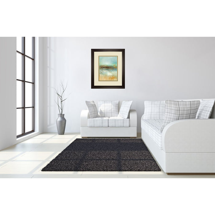 Classy Living Summer Glow Wall Art Double Mat 34"x40", Dark Chocolate