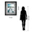 Classy Living Jetty Path Wall Art Double Mat 34"x40", Midnight Aura