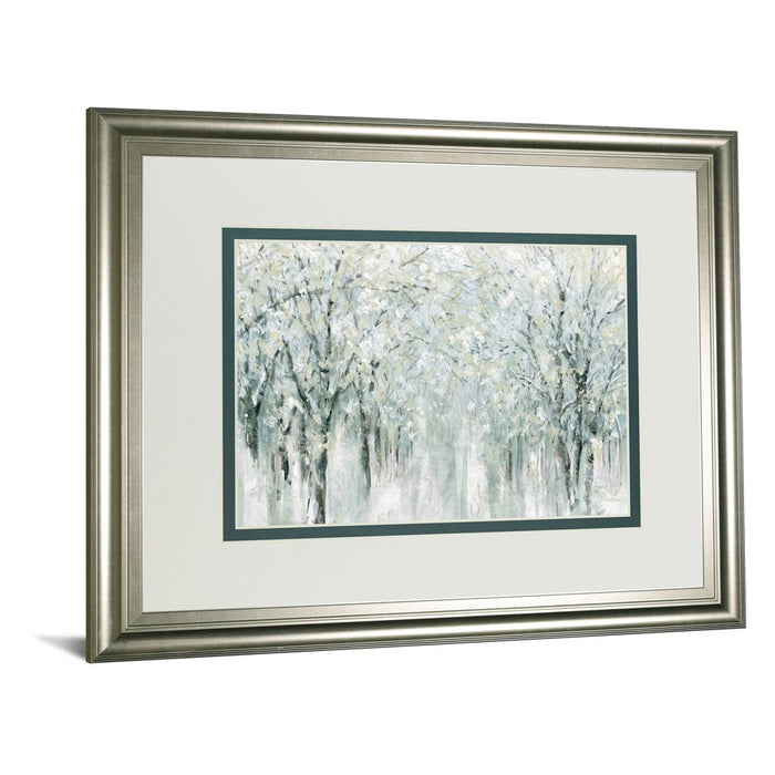 Classy Living Winter Mist Wall Art Double Mat 40"x34", Silver Serenity