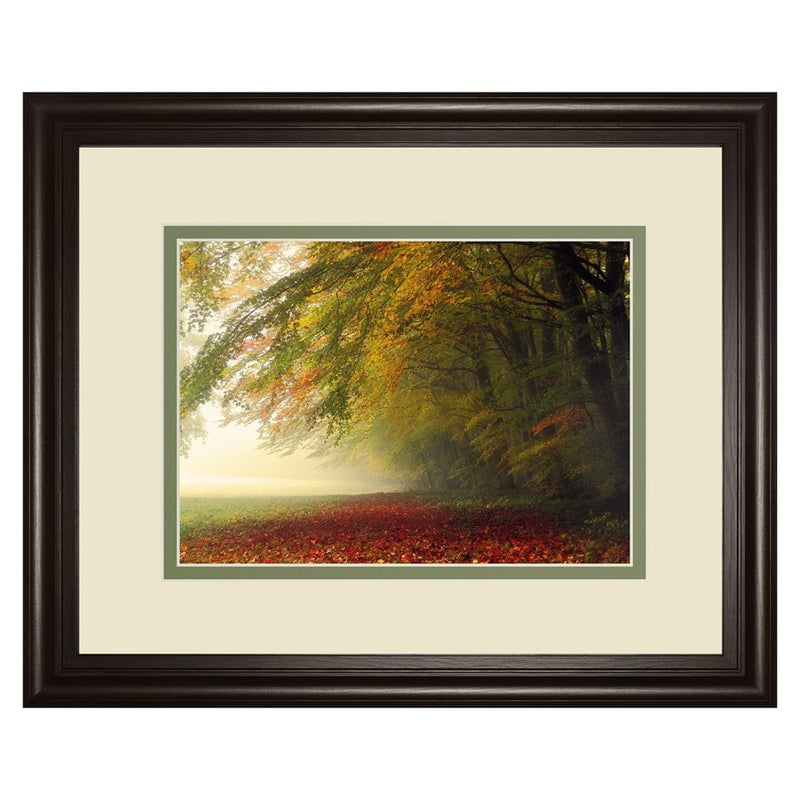Classy Living Autumn Whisper Wall Art Double Mat 40"x34", Chocolate