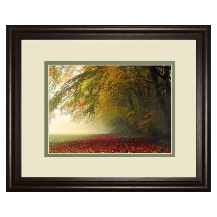 Classy Living Autumn Whisper Wall Art Double Mat 40"x34", Chocolate - DM5670