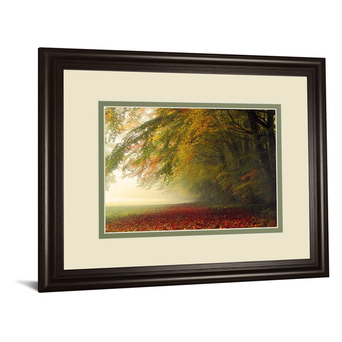 Classy Living Autumn Whisper Wall Art Double Mat 40"x34", Chocolate