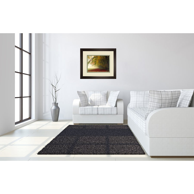 Classy Living Autumn Whisper Wall Art Double Mat 40"x34", Chocolate