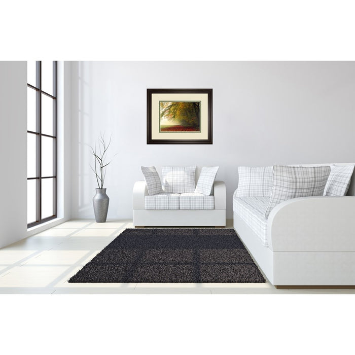 Classy Living Autumn Whisper Wall Art Double Mat 40"x34", Chocolate