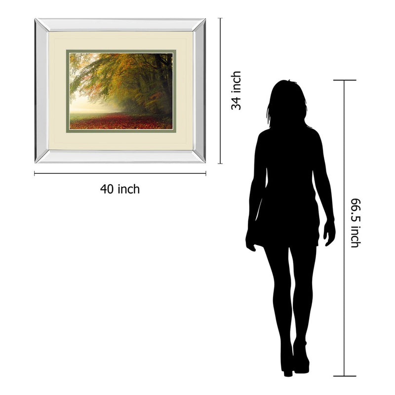 Classy Living Autumn Whisper Wall Art 40"x34", Mirrored