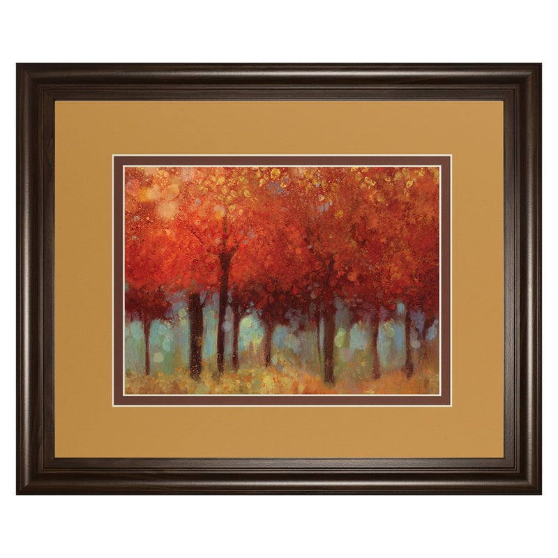 Classy Living Crimson Canopy Wall Art Double Mat 40"x34", Cinnamon Mocha
