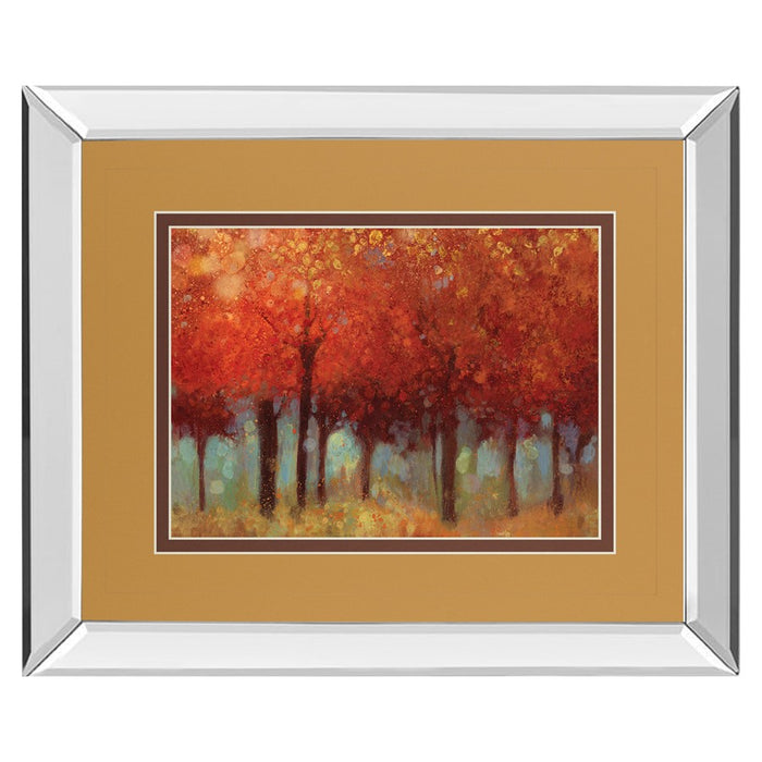 Classy Living Crimson Canopy Wall Art 40"x34", Mirrored
