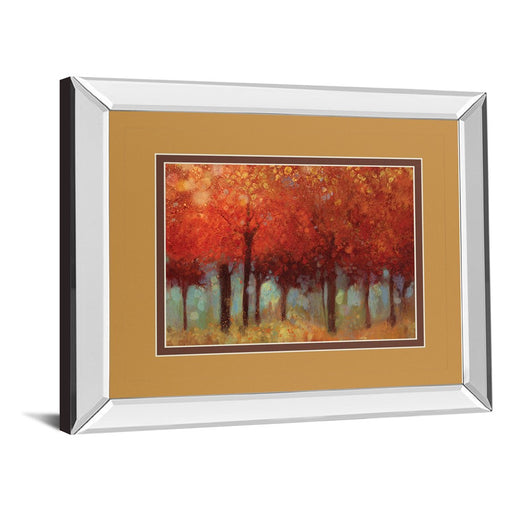 Classy Living Crimson Canopy Wall Art 40"x34", Mirrored