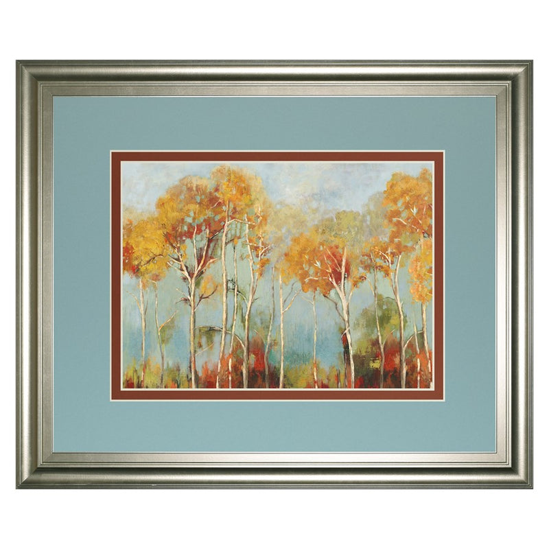 Classy Living Up Front Wall Art Double Mat 40"x34", Silver