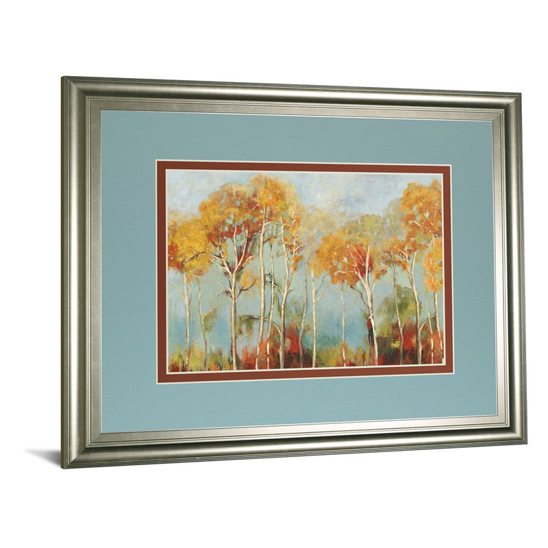 Classy Living Up Front Wall Art Double Mat 40"x34", Silver