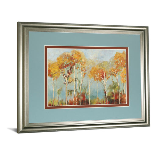 Classy Living Up Front Wall Art Double Mat 40"x34", Silver