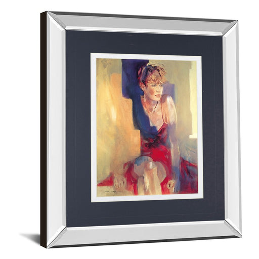 Classy Living Contemplative Figure Wall Art 34"x40", Mirrored