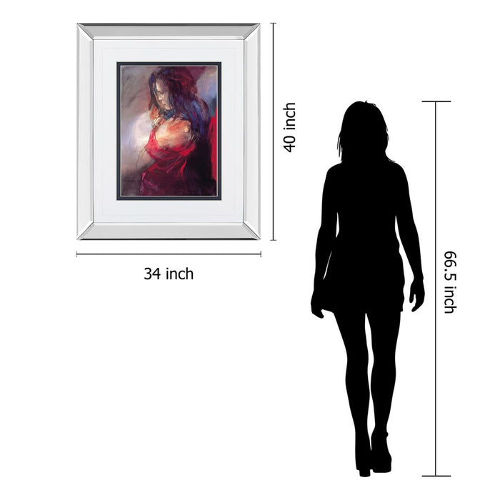 Classy Living Introspective Grace Wall Art 34"x40", Mirrored
