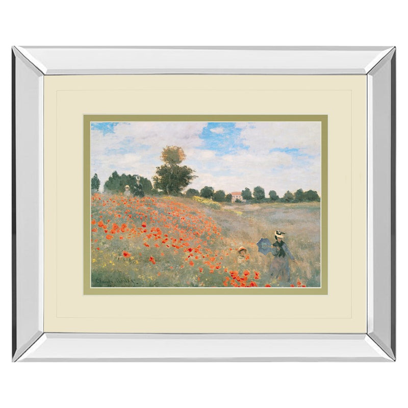 Classy Living WIId Poppies View Wall Art 40"x34", Mirrored