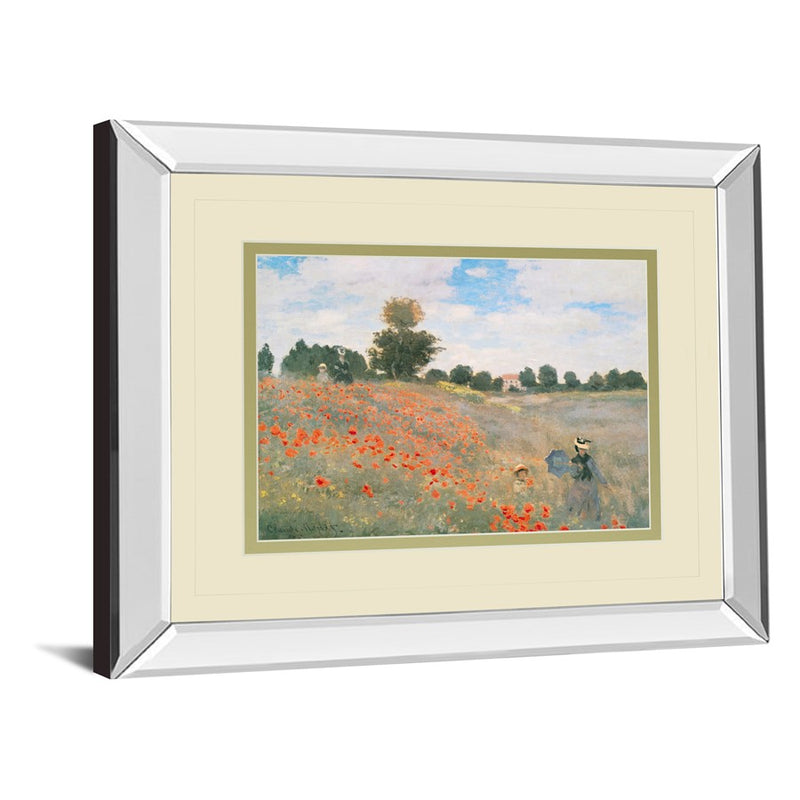Classy Living WIId Poppies View Wall Art 40"x34", Mirrored