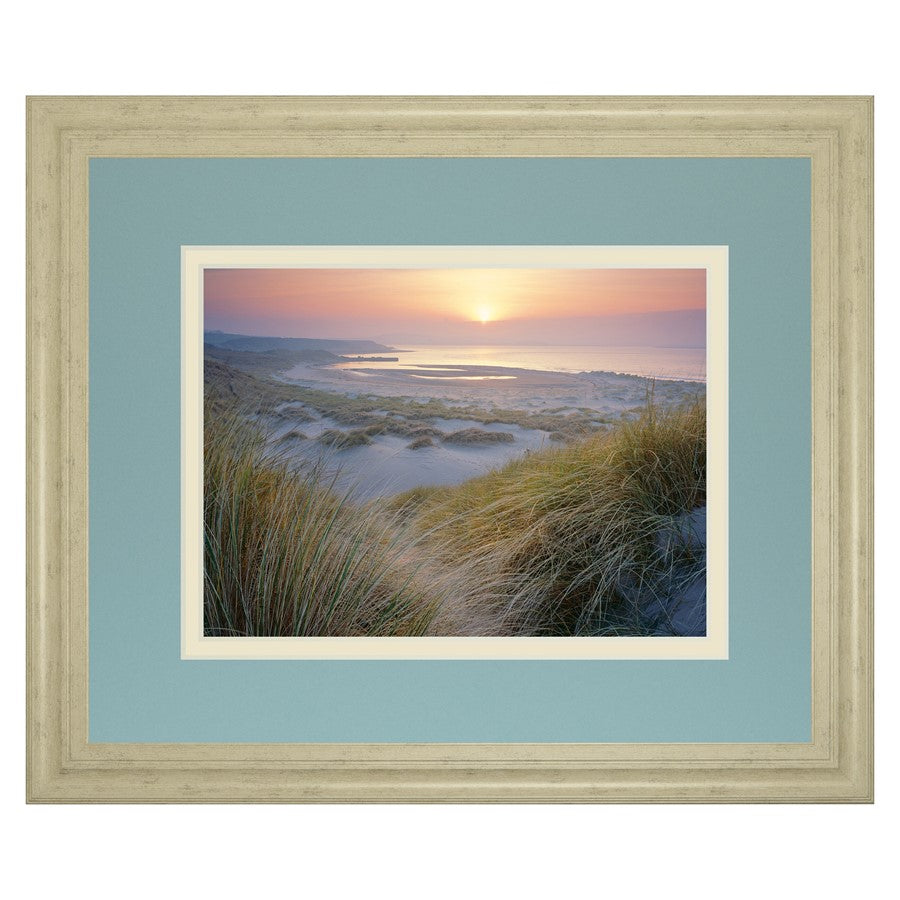 Classy Living Serene Dunes Wall Art Double Mat 40"x34", Ivory Bliss
