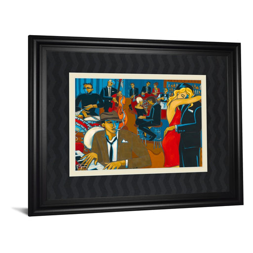 Classy Living After Hours Wall Art Double Mat 40"x34", Midnight Aura