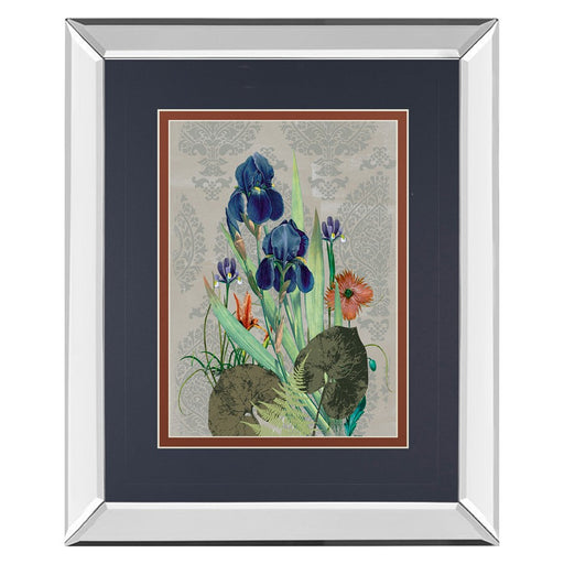 Classy Living Midnight Iris Garden Wall Art 34"x40", Mirrored