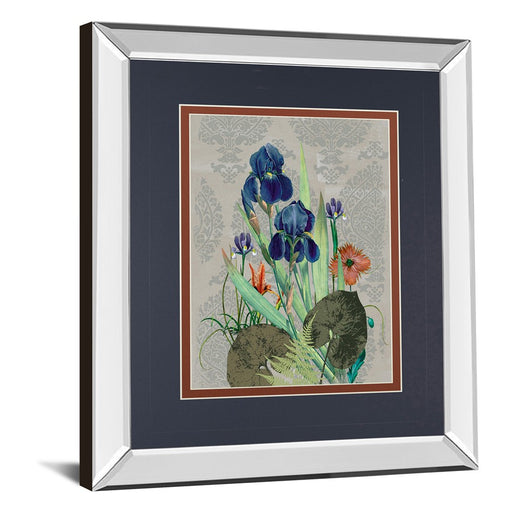 Classy Living Midnight Iris Garden Wall Art 34"x40", Mirrored