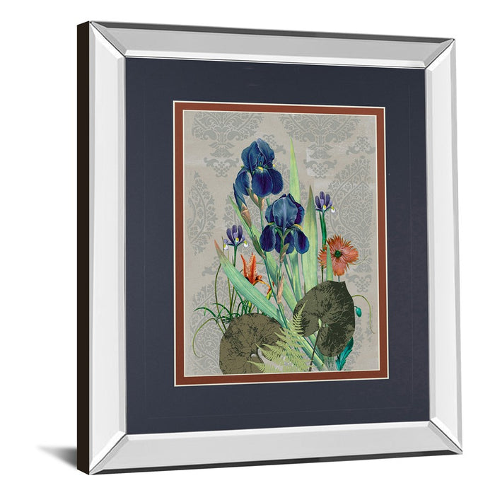Classy Living Midnight Iris Garden Wall Art 34"x40", Mirrored