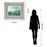 Classy Living Venetian Canal View Wall Art Double Mat 40"x34", Rose Gold