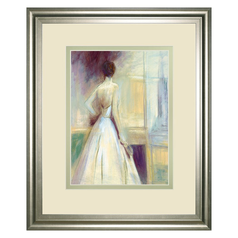 Classy Living Quiet Elegance Wall Art Double Mat 34"x40", Silver Serenity