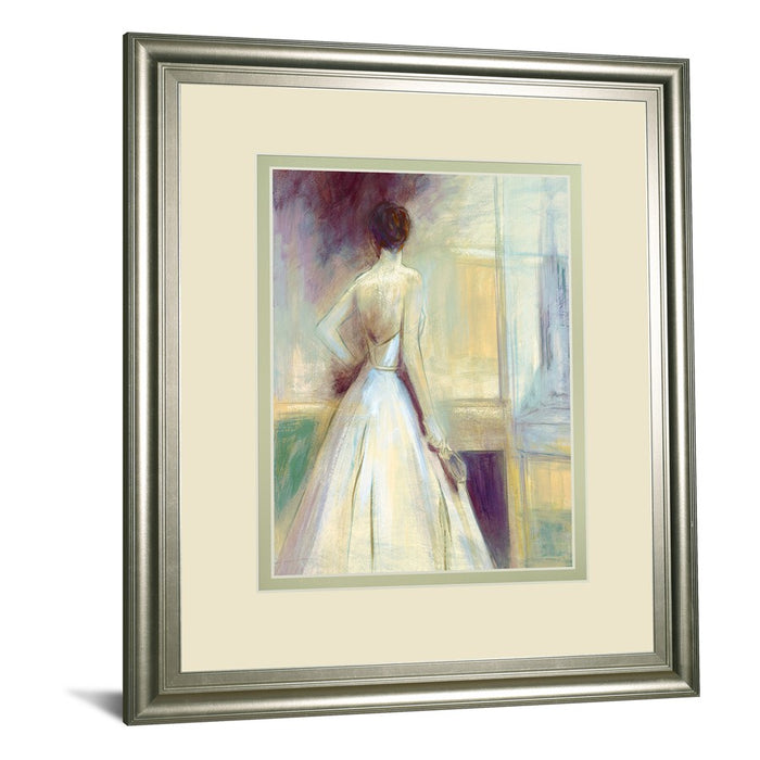 Classy Living Quiet Elegance Wall Art Double Mat 34"x40", Silver Serenity