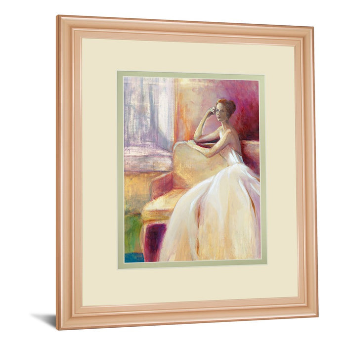 Classy Living Quiet Reflection Wall Art Double Mat 34"x40", Rose Gold