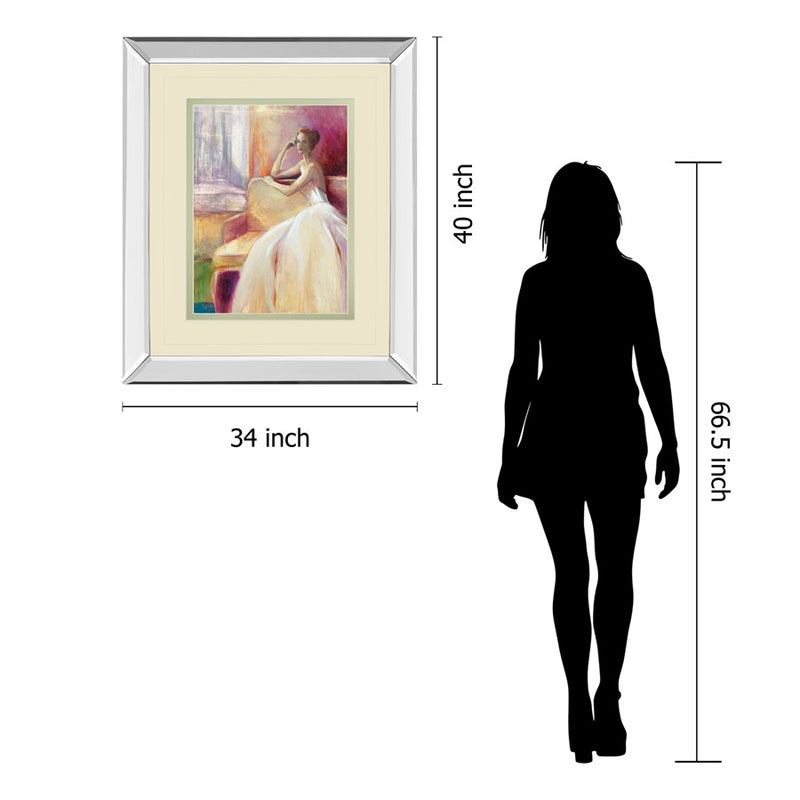 Classy Living Quiet Reflection Wall Art 34"x40", Mirrored