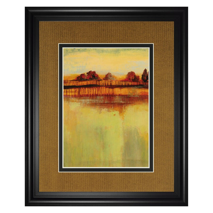 Classy Living October Sky I Wall Art Double Mat 34"x40", Midnight Aura