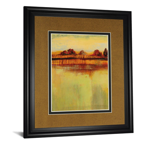 Classy Living October Sky I Wall Art Double Mat 34"x40", Midnight Aura