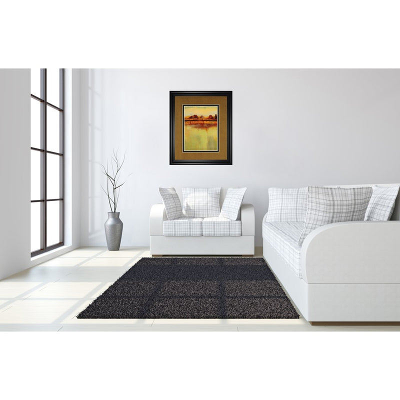 Classy Living October Sky I Wall Art Double Mat 34"x40", Midnight Aura
