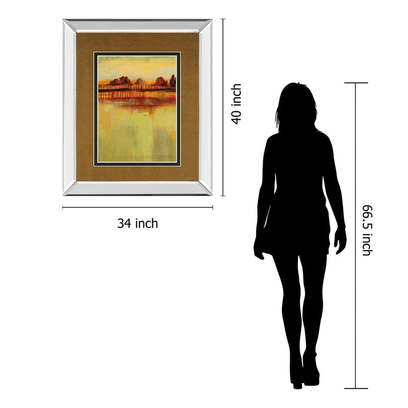 Classy Living October Sky I Wall Art 34"x40", Mirrored