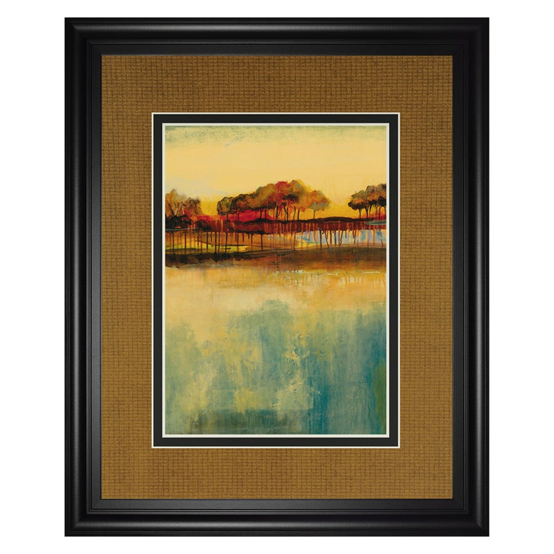 Classy Living October Sky II Wall Art Double Mat 34"x40", Midnight Aura